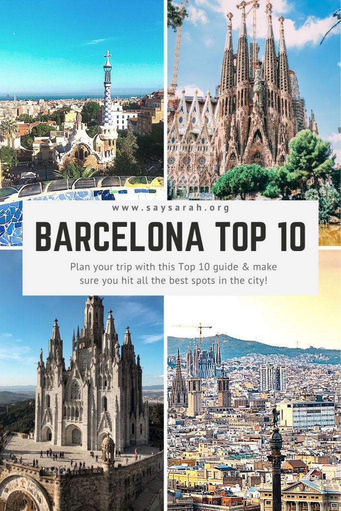Barcelona Top 10 Sites to visit while staying in Barcelona, Spain.