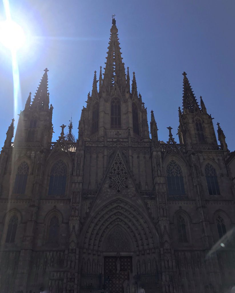 The Barcelona Cathedral - a gothic styled church