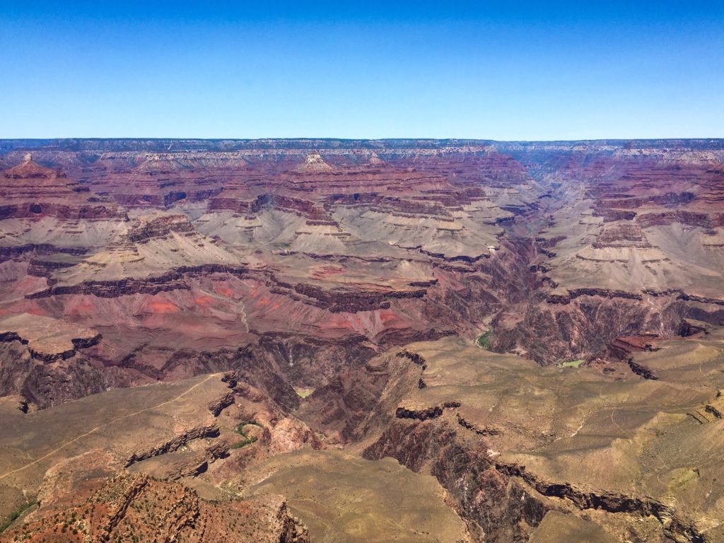 A panoramic view from the South Rim of the Grand Canyon.