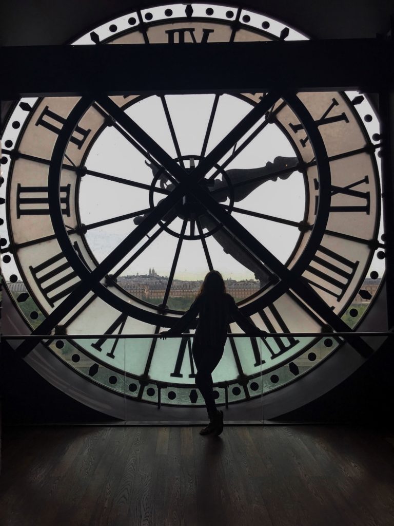 An image from inside of the clock room at the Musee de Orsay in Paris, France.