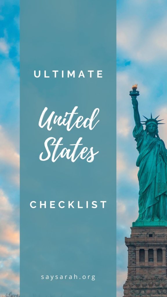 united states check off list