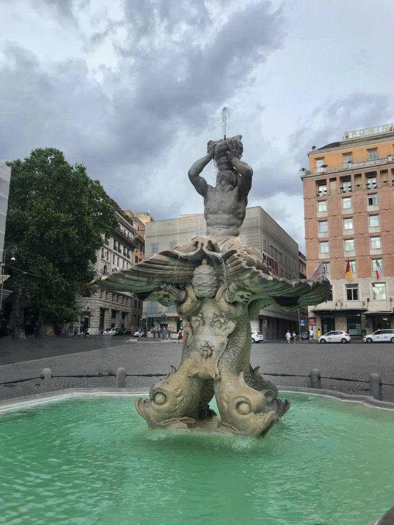 A fountain to see for the ultimate guide to Rome Italy.