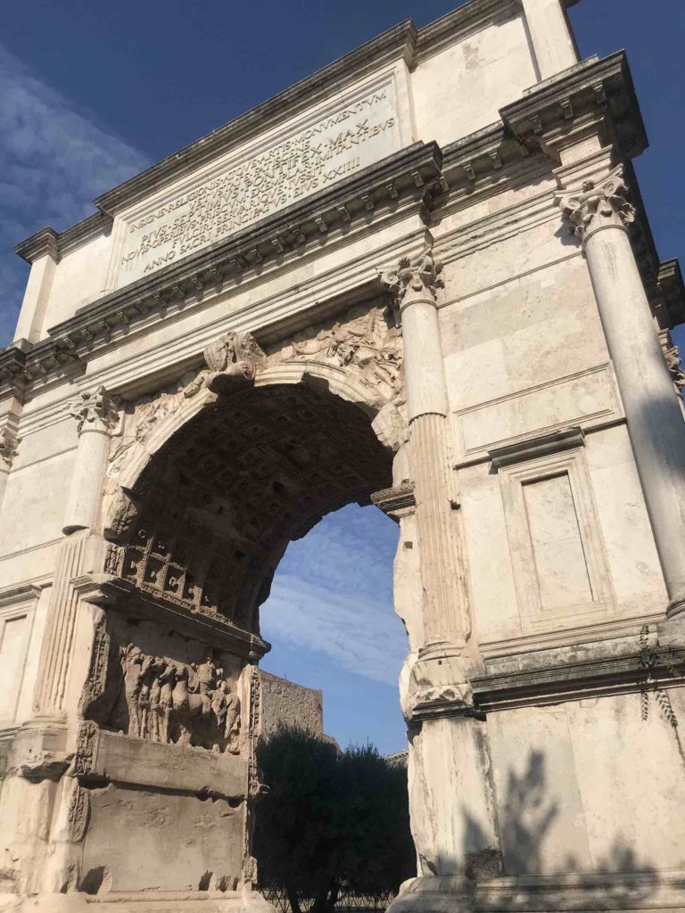 One of the Triumphal Arches in Ancient Rome.
