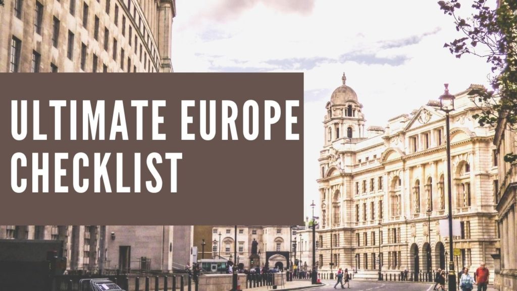 Image titled Ultimate Europe Checklist to represent the latest blog.