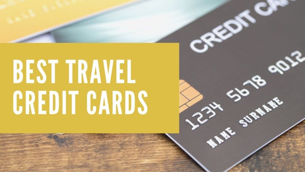 An image representing a travel tips blog titled best travel credit cards